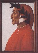 Sandro Botticelli Portrait of Dante Alighieri France oil painting artist